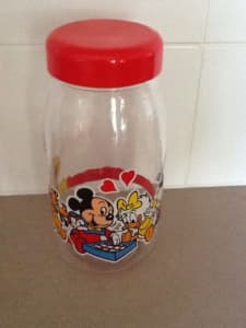 Disney Glass Jar