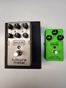 MXR fullbore and prime distortion pedals ec