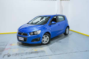 2012 Holden Barina TM MY13 CD Blue 6 Speed Automatic Hatchback