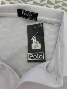 Brand new Ralph Lauren white polo.