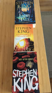 3 Stephen King Books - VGC - Bargain