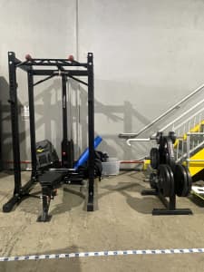 Barbarian Power Cage System 125kg Stack And Attachments