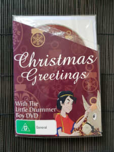 DVD Christmas Card Little Drummer Boy,Christmas Card,Christmas DVD,