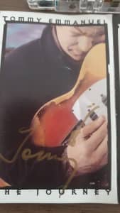 1993 personally Signed Tommy Emmanuel cassette, The Journey 