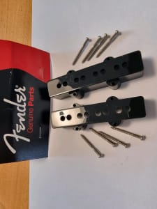 Genuine NOS Fender Pickup Covers and Mounting Screws