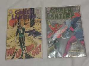 2 x 1960 graded Superman DC national comics brand Green Lantern Comics