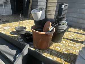 Plastic pots n tubs and seedling planters