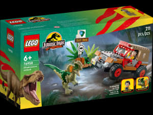 BNIB - LEGO 76958 Jurassic Park Dilophosaurus Ambush Building Set