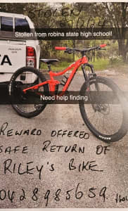STOLEN FROM ROBINA STATE HIGH SCHOOL