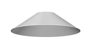 Plastic White Light Shade (Conical)