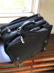 rolling briefcase with wheels, laptop case, business travel