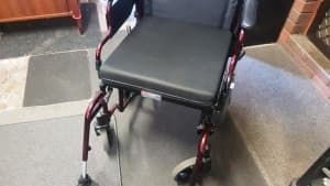 Redgum Near new wheel chair with cushion