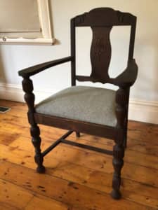Antique Carver Wooden Chair