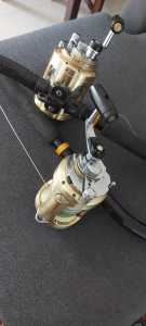 Fishing gear Game fish rod and reels(matching pair).2 rods,2 reels