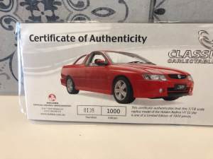 Holden Commodore VY SS Ute Classic Collectables