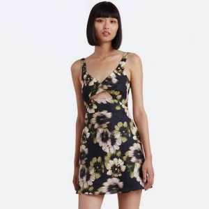 Bec Bridge Bloom linen mini dress size 6 