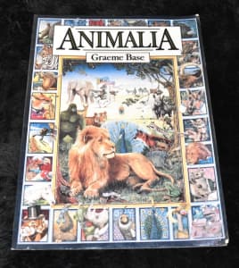 ANIMALIA by Graeme Base - Full Size Paperback - EUC