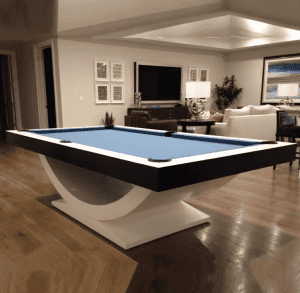 New Half Circle Pool Table & Accessories