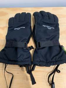 Adults Kathmandu Unisex Snow Gloves XS Black New, pickup Sth Guildford