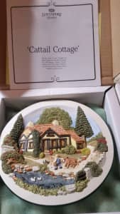 Collector's Plate by Davenport Pottery "Cottages of Old England"