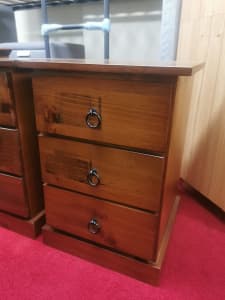 BRAND NEW New Zealand Pine bedside table