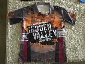 V8 Supercar souvenir shirts Darwin Hidden Valley. 2013 & 2014 as new 