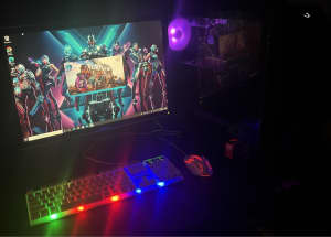 Intel I5 custom gaming pc LED RGB 730GB full set