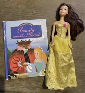 Disney Princess Belle Doll and Book