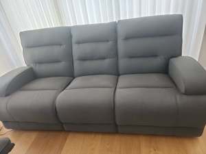 Electric Recliner lounge Grey 