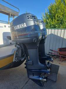 Twin yamaha 200hp outboards 
