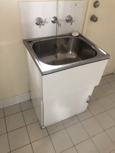 Free ! Laundry sink cabinet