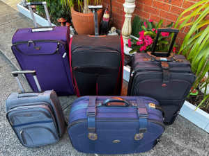 Suitcase/luggage bags $25 the lot