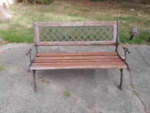 Garden bench seat