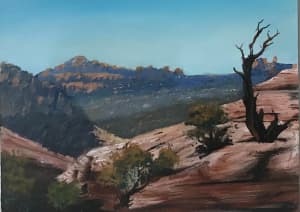 Original painting Blue Wilderness