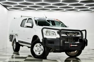 2016 Holden Colorado RG MY16 LS (4x4) White 6 Speed Automatic Crew Cab Chassis