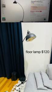 Olympus metal floor lamp