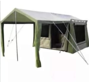 Wanderer Cabin 108 II Canvas Camping Tent