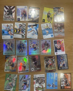 NRL cards from 2024 to 2019 good condition different price for each 1