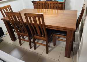 Dining table 7 piece set
