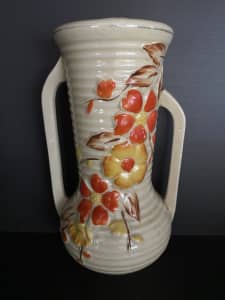 Vintage art deco style wall vase