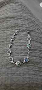 Opal Silver bracelet women