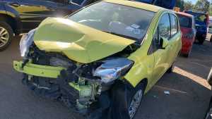 TOYOTA YARIS 2016 HATCHBACK YELLOW - STOCK 2702 WRECKING FOR PARTS
