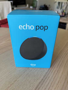 Amazon Echo Pop Compact Smart Speaker (Charcoal)