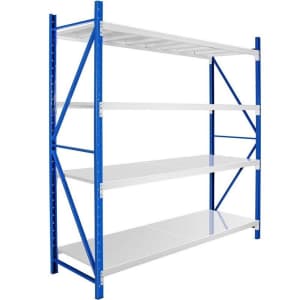 2M Steel Warehouse Rack Stand Storage Garage Shelving Shelf Shelves