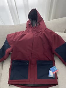 Brand new 37 degrees Tawny Port Navy Blue Snow Jacket XL