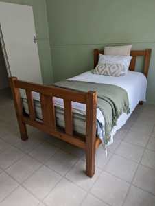 KING SINGLE BED with Mattress (optional)