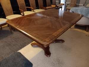 9 piece dining table and chairs 