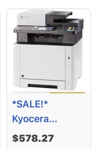 As New KIOCERA Quality High End Commercial Laser Printer RRP $850!!