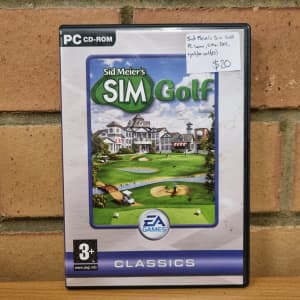 Vintage 2000 Sid Meiers SIM Golf EA Games Classics PC Game 