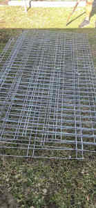 Galvanised ARC metal fencing panels